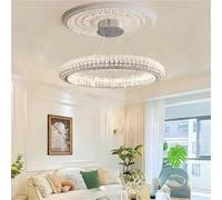 ksxnkhk Modern French Crystal Chandelier and Luxurious Bedroom and Dining Room Fixtures Lighting(Warm Light,Dia 80cm)