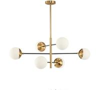 ksxnkhk Modern Gold Ceiling Lights Living Room,12 Lights Sputnik Chandeliers Ceiling Light Fitting Industrial Ceiling Lamp Vintage Pendant Light for Bedroom Dining Room-Gold 1 6t