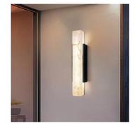 ksxnkhk Modern Minimalist Outdoor Waterproof IP65 Marble LED Wall Light AC85~265V Stainless Steel Porch Lamp for Street(Cold White,60CM)