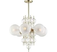 ksxnkhk Modern Sputnik Chandelier Semi Flush Mount Ceiling Light Mid,for Living Room