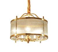 ksxnkhk Nordic Chandelier American Style Creative Country Copper Lamp for Living Room Bedroom Dining Table - Simple and Unique Design