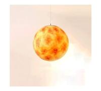 ksxnkhk Nordic Creative Resin Ceiling Pendant Light Chandelier Universe Earth Sun Moon Venus Jupiter Uranus Mars Saturn E27 Lampshade Suspension Wire Lights for Cosmic Ambiance (Size : Su