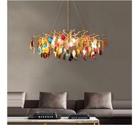 ksxnkhk Pendant Ceiling Light Crystal Chandelier Art Deco Colorful Design Chandelier Lighting,Pendant Lighting Ceiling