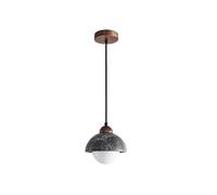 ksxnkhk Single Head Solid Wood Orb Marble Pendant Lightled Bedroom Dining Room Bedside Living Room Decorative Hanging Lamp LEDE27 Light Source Chandeliers Modern Simple Home Lighting Fixtu