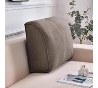 ksxnkhk Sofa Back Cushion Extra Thick Wedge Pillow for Couch Bed-Large Lumbar Support Decorative Reading Waist Headboard with,Brown,28x18x8in