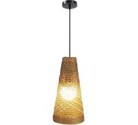 ksxnkhk Wicker Rattan Lamp Shade Traditional Style Hanging Lights Coastal Style Woven Basket Small Chandelier Southeast Asia Style Pendant Lights, Ceiling Chandelier
