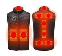 ksxnkhk Women's Heated Vest Slim Fit Lightweight Winter Warm Jackets Quilted Rechargeable Electric Heating