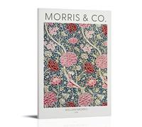 KSYWVCSO William Morris Posters Canvas Aesthetic Wall Art Modern Home Decor for Bedroom Living Room 08x12inch(20x30cm) Frame-style