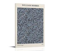 KSYWVCSO William Morris Willow Bough Posters Canvas Aesthetic Wall Art Modern Home Decor for Bedroom Living Room 16x24inch(40x60cm) Frame-style