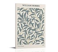 KSYWVCSO William Morris Willow Bough Posters Canvas Aesthetic Wall Art Modern Home Decor for Bedroom Living Room 12x18inch(30x45cm) Frame-style