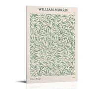 KSYWVCSO William Morris Willow Bough Posters Canvas Aesthetic Wall Art Modern Home Decor for Bedroom Living Room 08x12inch(20x30cm) Frame-style