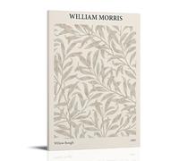 KSYWVCSO William Morris Willow Bough Posters Canvas Aesthetic Wall Art Modern Home Decor for Bedroom Living Room 24x36inch(60x90cm) Frame-style