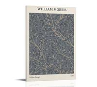 KSYWVCSO William Morris Willow Bough Posters Canvas Aesthetic Wall Art Modern Home Decor for Bedroom Living Room 24x36inch(60x90cm) Frame-style