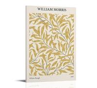 KSYWVCSO William Morris Willow Bough Posters Canvas Aesthetic Wall Art Modern Home Decor for Bedroom Living Room 16x24inch(40x60cm) Frame-style