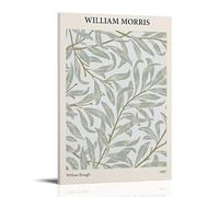 KSYWVCSO William Morris Willow Bough Posters Canvas Aesthetic Wall Art Modern Home Decor for Bedroom Living Room 16x24inch(40x60cm) Frame-style