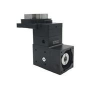 KSZHZYMGX 1pcs Hollow Rotating Platform Right Angle Gearbox Ratio 10-50:1 For 42/57/86 Stepper 60/80 Motor 4 Axis/ 5 Axis(ZCT200-NGTA90-14mm)