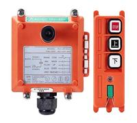 KSZHZYMGX F21-2S Industrial Radio Remote Control AC/DC telecrane Universal for Crane 1 Transmitter 1 Receiver(24 to 48V)