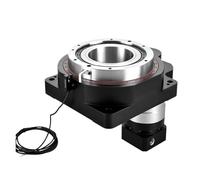 KSZHZYMGX Hollow Rotating Platform Electric Turntable Gearbox Reducer 2 Stage Ratio for 86mm Frame Nema34 Stepper / 750w AC Servo Motor(Input shaft 12.7mm,Ratio100to1)