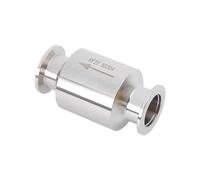 KSZHZYMGX KF16 KF25 KF40 KF50 304Stainless Steel In-line Non-return One Way Check Valve for Vacuum PumpCheck Valve(KF-50 Flange 75mm)