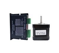 KSZHZYMGX Nema17 42HS 2Phase Hybrid Stepper Motor 42HS Series and Stepper Driver DM422D(0.7N.m 42HS60-1504)