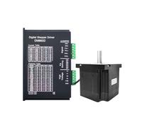 KSZHZYMGX Nema34 2Phase Hybrid Stepper Motor 86HS Series 2.8N.m 3.5N.m 4.5N.m 6.5N.m and Stepper Driver DM860D(4.5N.m 86HS82-4504)