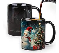 KSZNZB Christmas Coffee Mug Magic Heat Changing Mug 12 oz Color Changing Mug with Gift Box Holiday Coffee Mug christmas mugs for Women,Men,Kid (Xmas Snowman C)