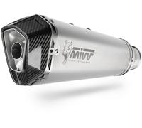 Mivv Delta Race Ktm 790 Duke 2018-20/890 Duke 2020-23 Kt.020.ldrx Homologated Slip On Muffler Silver Homologated unisex