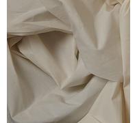 Kt KILOtela - Glaze Fabric - Brown Canvas - Cotton - Patterns, Lining, Bags, Crafts - Fabric of 300 cm Length x 300 cm Width | White - 3 Metre