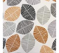 Kt KILOtela - Printed Canvas Fabric - Cotton & Polyester - 280 cm Wide - by Half metre | Leaves