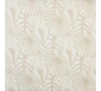 Kt KILOtela - Printed Canvas Fabric, Decoration, Upholstery, Cushions, Curtains, Bedspreads, Bags, Tablecloths, Crafts, 100 cm Length x 280 cm Wide, Botanical, Sofia, Beige - 1 Metre