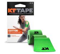 KT Tape Original Cotton 20 - Kinesiology Tape - Cotton Performance Kinesiology Tape waterproof precut - Strongest fiber strength waterproof - 4 to 7 Days of Support - Reflective Safety Print - Black