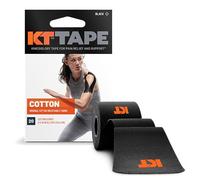 KT TAPE Original, Pre-cut, 20 Strip, Cotton, Black
