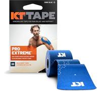 KT Tape Pro Extreme Therapeutic Elastic Kinesiology Sports Band, 20 Pre-Cut 10" Strips, 100% Synthetic, Water Resistant, Breathable, Pro & Olympic Choice, Sonic Blue
