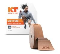 KT Tape Unisex Original Jumbo 150 Strip Cotton Precut Kinesiology Tape, Beige, 10-Inch UK