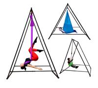 KT1.1520YG - KT Dedicated Stand Frame for Aerial Yoga. Foldable, Portable, Height Adjustable, Stable and Durable Upgraded Yoga Swing Stand Frame
