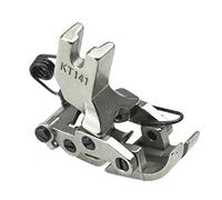 KT141 Hinged Tank Presser Foot Fit Lockstitch Sewing Machine Front and Rear Interaction Through Cross Seam Extra-Thick Fabric