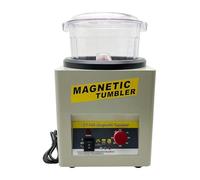 KT185 Electric Magnetic Tumbler Polishing Machine Jewelry Deburring Cleaning Tool for Polishing and Finishing