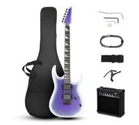 Ktaxon 39" Electric Guitar with 20Watt Amp for Beginners, Gradient Purple