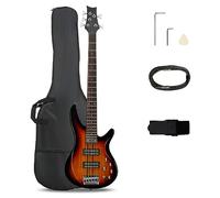 Ktaxon 5 String Electric Bass Guitar | Full Size 5 String Bass Guitar Kit