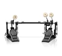 Ktaxon Double Bass Drum Pedals, Double Chain Drum Step on Hammer for Drum Set and Electronic Drums, Black