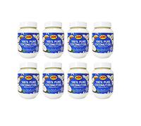 KTC 100% Pure Coconut Multipurpose Oil 500ml Jar - for Hair, Cooking, Moisturiser Use & Indian Curries - 8 Pack