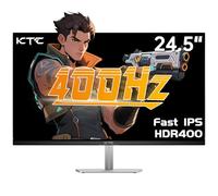 KTC 24.5 Inch 400Hz Gaming Monitor, FHD 1080P 240Hz Computer Monitor, Fast IPS, FreeSync/G-Sync Compatible, HDR400, DisplayPort x2 HDMI x2, VESA, Tilt Adjustable,H25X7