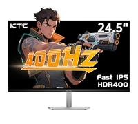 KTC 24.5 Inch 400Hz Gaming Monitor, FHD 1080P 240Hz Computer Monitor, Fast IPS, FreeSync/G-Sync Compatible, HDR400, DisplayPort x2 HDMI x2, VESA, Tilt Adjustable,H25X7