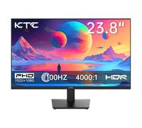 KTC 24 Inch 1080P Monitor - 100Hz FreeSync Gaming With HDR10, VESA Mountable, Adjustable Tilt, ZeroFrame Design, HDMI, VGA, Earphone Ports for PC, Work and Office