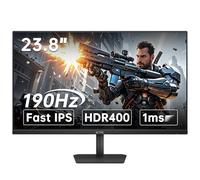KTC 24 inch 190Hz/180Hz Gaming Monitor,HDR 400 Fast IPS Screen,FHD 1080P Monitor, 133% sRGB,AdaptiveSync,1ms Response Time,HDMI *2&DP*1,Tilt Adjustable, Eye Care