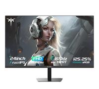 KTC 24 Inch Gaming Monitor FHD 1080P Fast IPS 165Hz, 125% sRGB 1ms HDR Zero-Frame Computer Monitor, HDMI 2.0x2, DisplayPort 1.4x1, FreeSync & G-Sync, Tilt, VESA Compatible, Eye Care