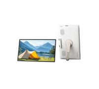 KTC 25 Inch Portable TV - Smart Touch Screen with Google Play, Android 14, Qualcomm 8G RAM+128G Storage, 1080P Smart Handy TV with 8MP Camera and Battery, Touchscreen Monitor for Camping, Bathroom