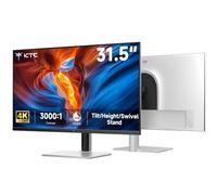KTC 31.5 Inch UHD 4K 60Hz Computer Monitor, HDR, 3000：1 Contrast, 125% sRGB, Softeware Low Blue Light, HDMI 2.0×2, DP 1.4×1, White H32U6