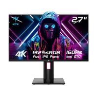 KTC 4K Gaming Monitor 160Hz | 27 Inch | UHD 3840x2160P | Fast-IPS 1ms | Adaptive Sync | HDR400 | 132% sRGB, 97.5% DCI-P3 | 400 Nits | HDMI 2.1, DP 1.4 | Adjustable Bracket | VESA Wall Mount