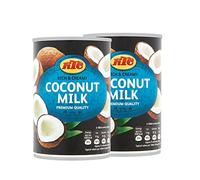 KTC Coconut Milk | 400Ml | Vegan & Dairy Free |Gluten-Free |No Added Sugar | Healthy & Vegan | Pack Of 2